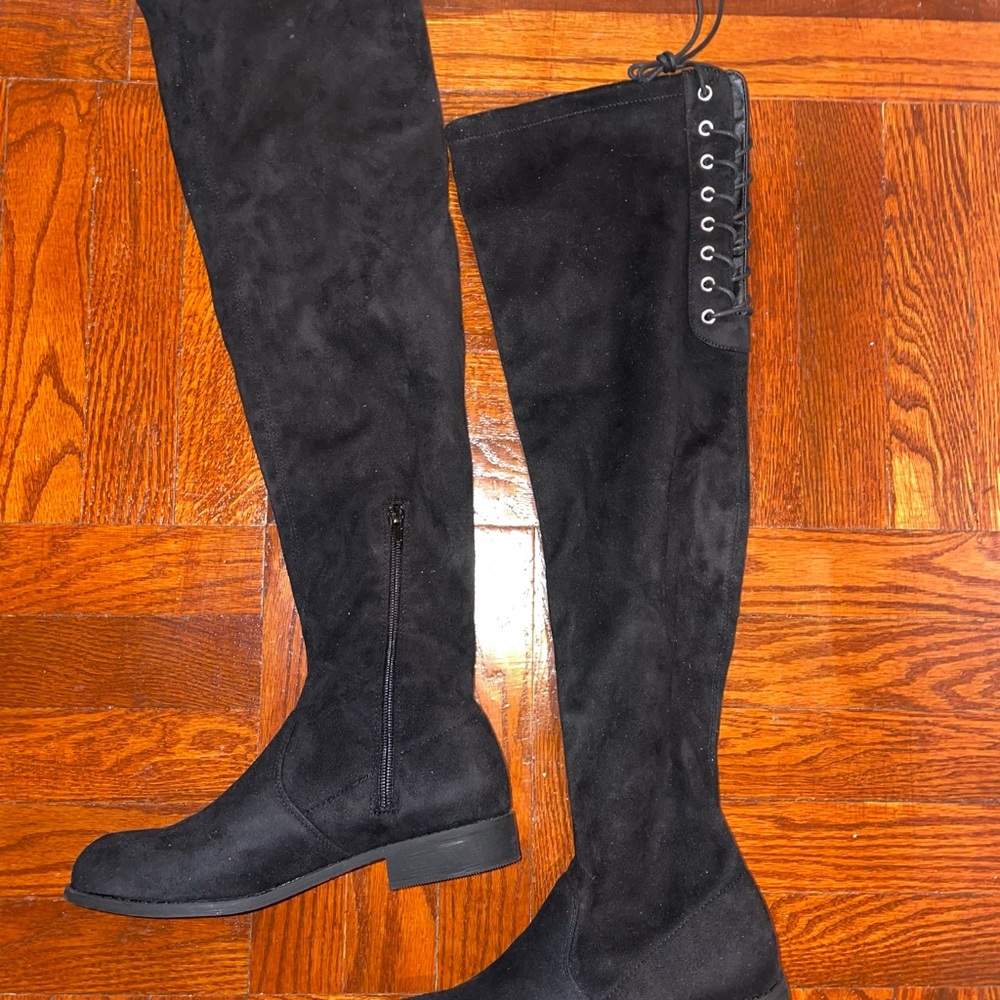 Windsor At the Knee Suede Boots